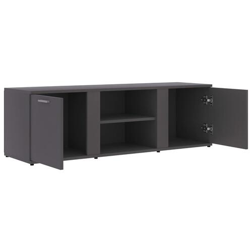 Tv-skab 120x34x37 cm spånplade grå