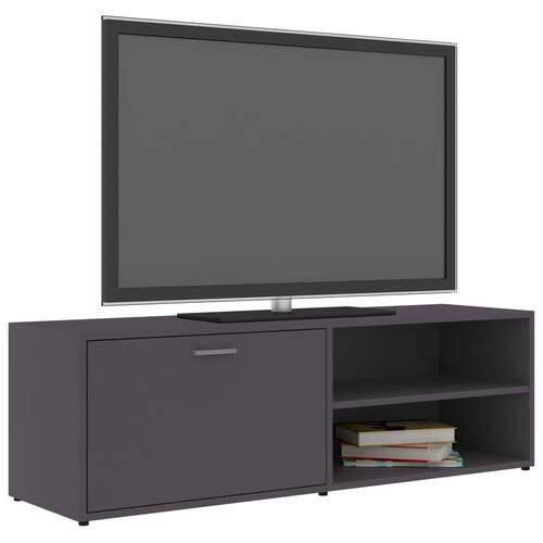 Tv-skab 120x34x37 cm spånplade grå