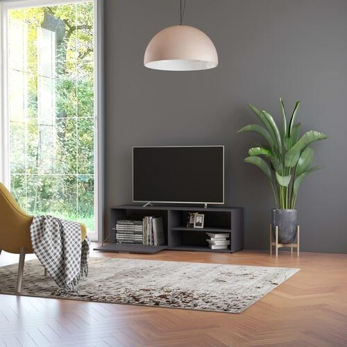 Tv-skab 120x34x37 cm spånplade grå