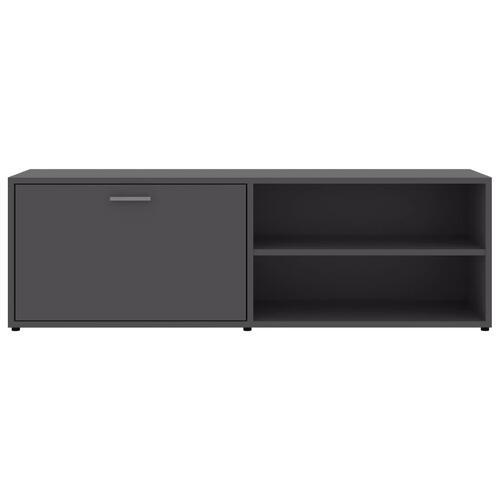Tv-skab 120x34x37 cm spånplade grå
