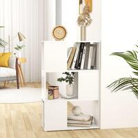 Bogreol/rumdeler 60x24x94 cm spånplade hvid