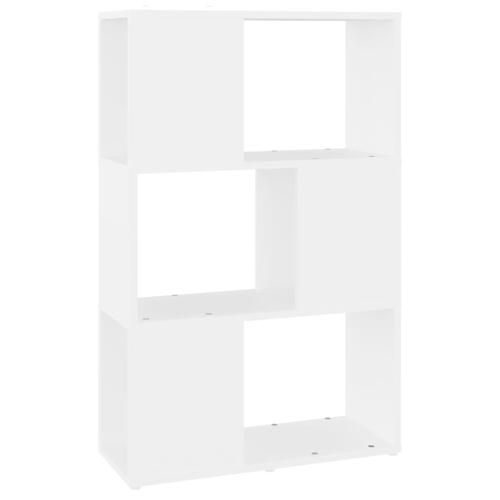 Bogreol/rumdeler 60x24x94 cm spånplade hvid