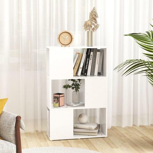 Bogreol/rumdeler 60x24x94 cm spånplade hvid