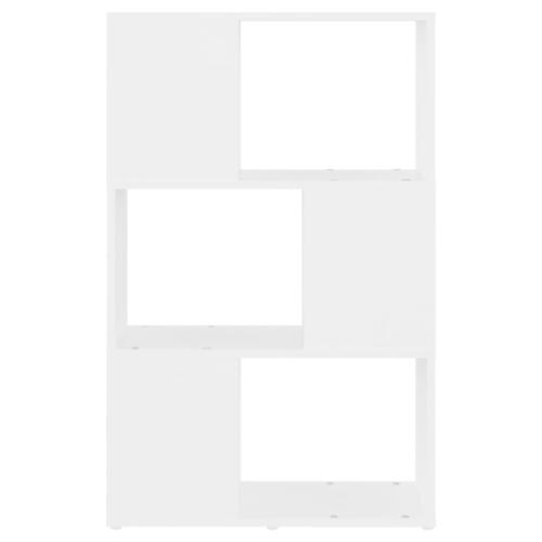 Bogreol/rumdeler 60x24x94 cm spånplade hvid