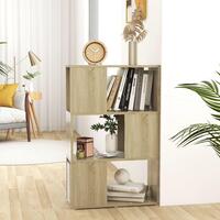 Bogreol/rumdeler 60x24x94 cm spånplade sonoma-eg