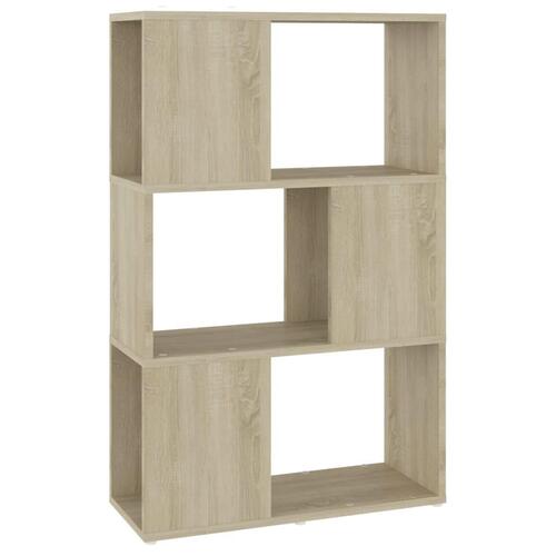 Bogreol/rumdeler 60x24x94 cm spånplade sonoma-eg