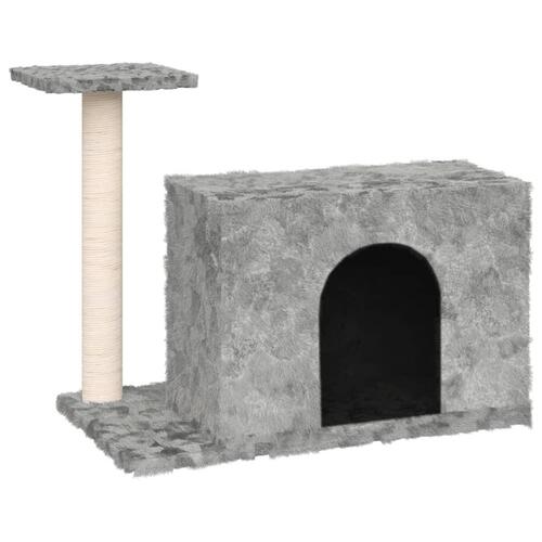 Kradsetræ med sisalstolpe 51 cm lysegrå