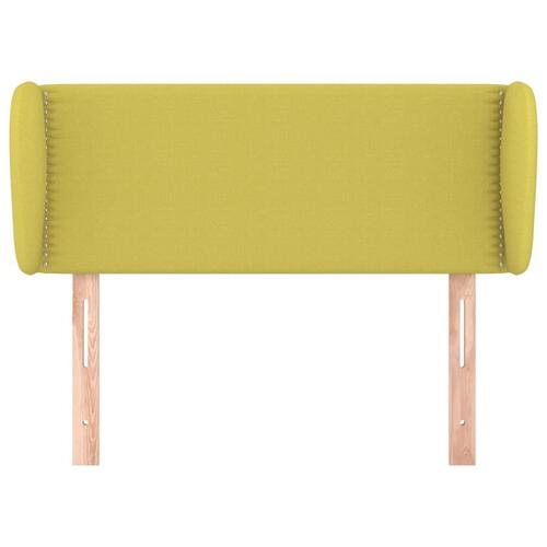 Sengegavl med kanter 83x23x78/88 cm stof grøn