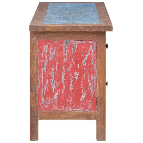 Tv-skab 102x35x50 cm massivt genbrugstræ