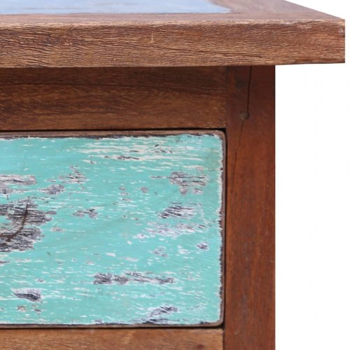Tv-skab 102x35x50 cm massivt genbrugstræ