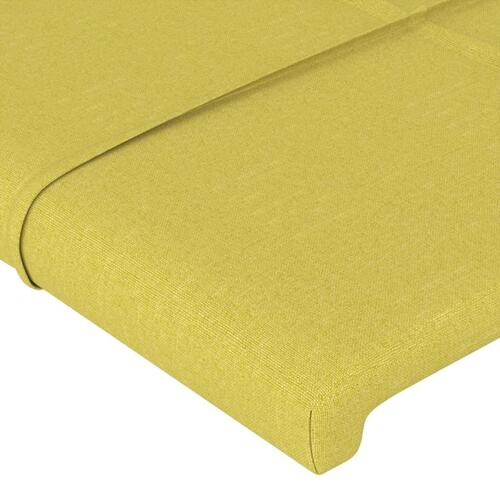 Sengegavl med kanter 103x23x78/88 cm stof grøn