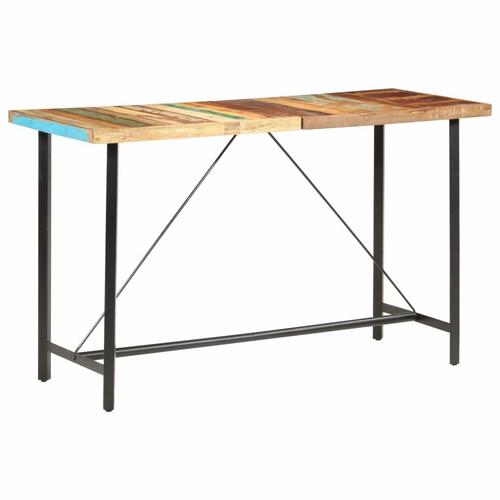 Barbord 180x70x107 cm massivt genbrugstræ