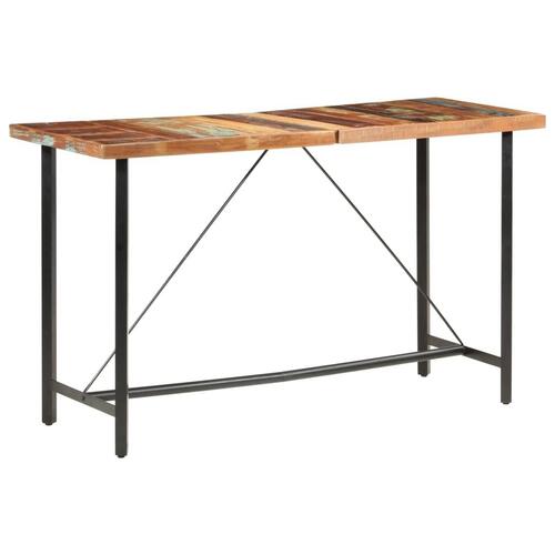 Barbord 180x70x107 cm massivt genbrugstræ