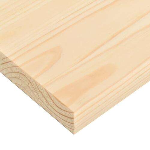 Bordplade 90x90x2,5 cm firkantet naturligt fyrretræ