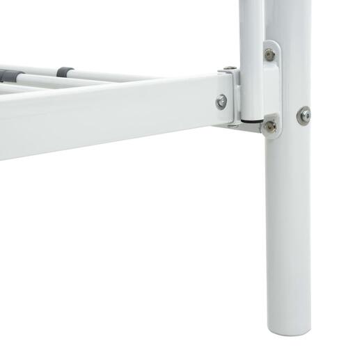 Køjeseng 90x200 cm metal hvid