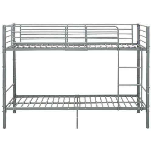 Køjeseng 90x200 cm metal grå
