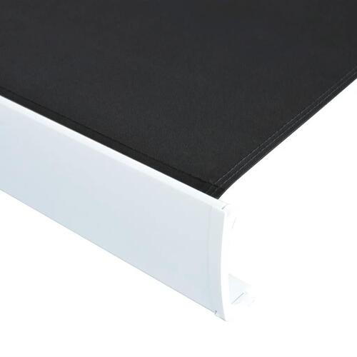 Kassettemarkise m. motor 500x300 cm antracitgrå