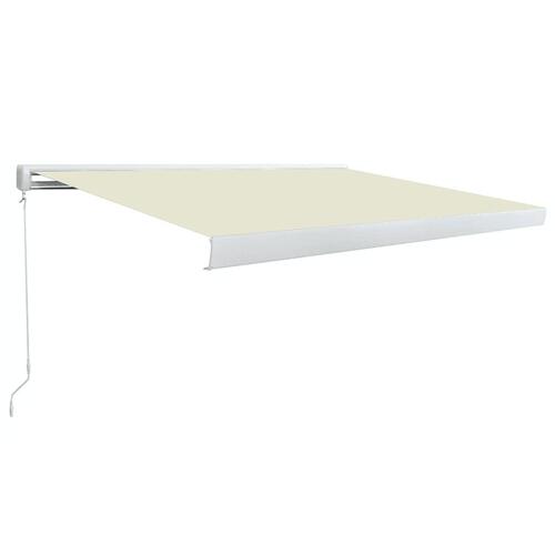 Manuel kassettemarkise 350x250 cm cremefarvet