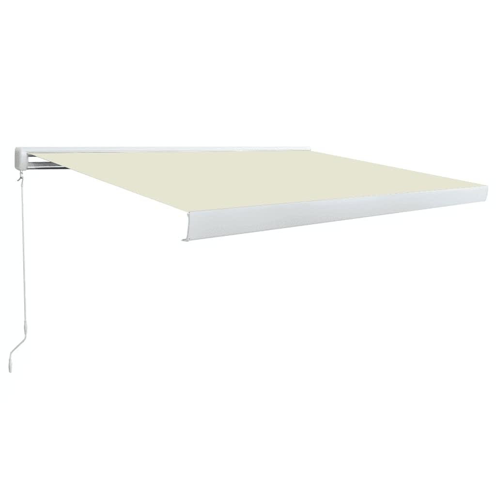 Manuel kassettemarkise 350x250 cm cremefarvet