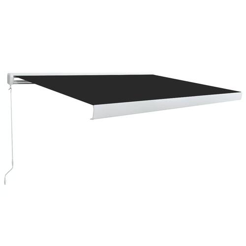 Manuel kassettemarkise 400x300 cm antracitgrå