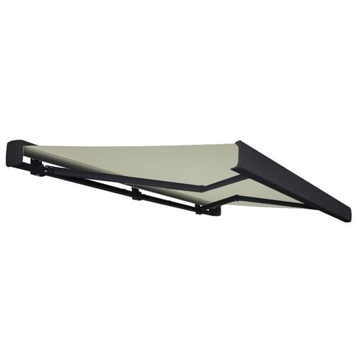 Kassettemarkise m. motor 400x300 cm cremefarvet