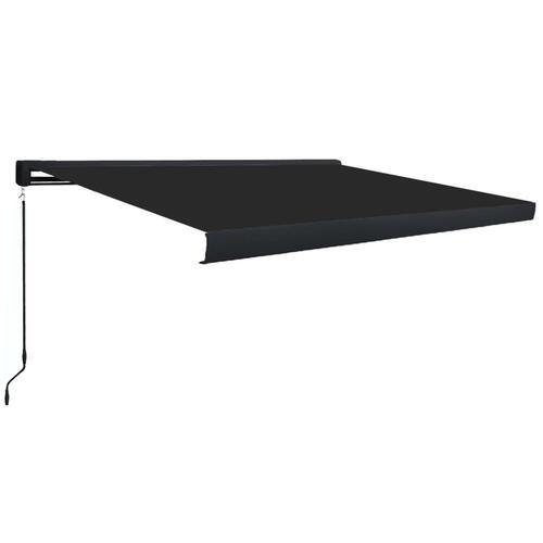 Manuel kassettemarkise 350x250 cm antracitgrå