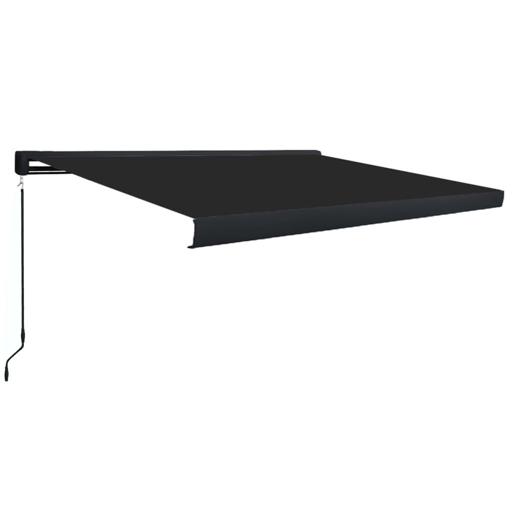 Manuel kassettemarkise 350x250 cm antracitgrå