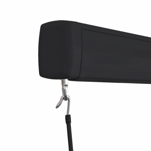 Manuel kassettemarkise 350x250 cm blå og hvid