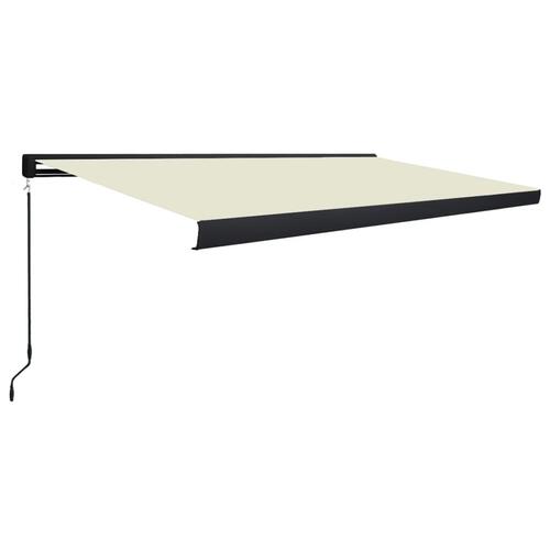 Manuel kassettemarkise 500x300 cm cremefarvet
