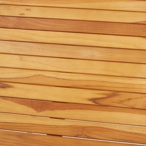 Barbord 160x60x105 cm massivt teaktræ og rustfrit stål