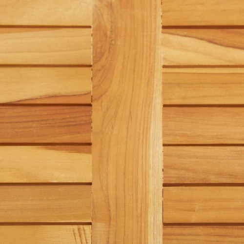 Barbord 160x60x105 cm massivt teaktræ og rustfrit stål