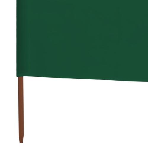 3-panels læsejl 400x160 cm stof grøn