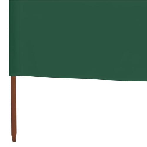 9-panels læsejl 1200x80 cm stof grøn