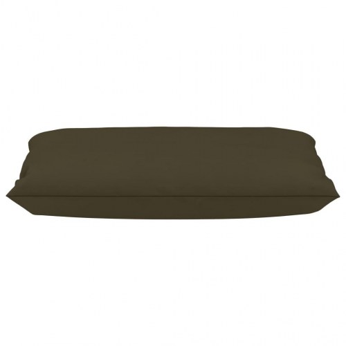 Hynder til pallesofa 2 stk. stof gråbrun