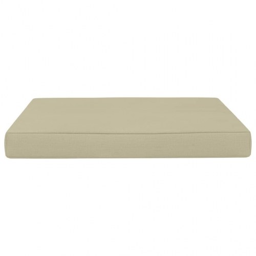 Hynde til pallesofa 60x61,5x6 cm stof cremefarvet