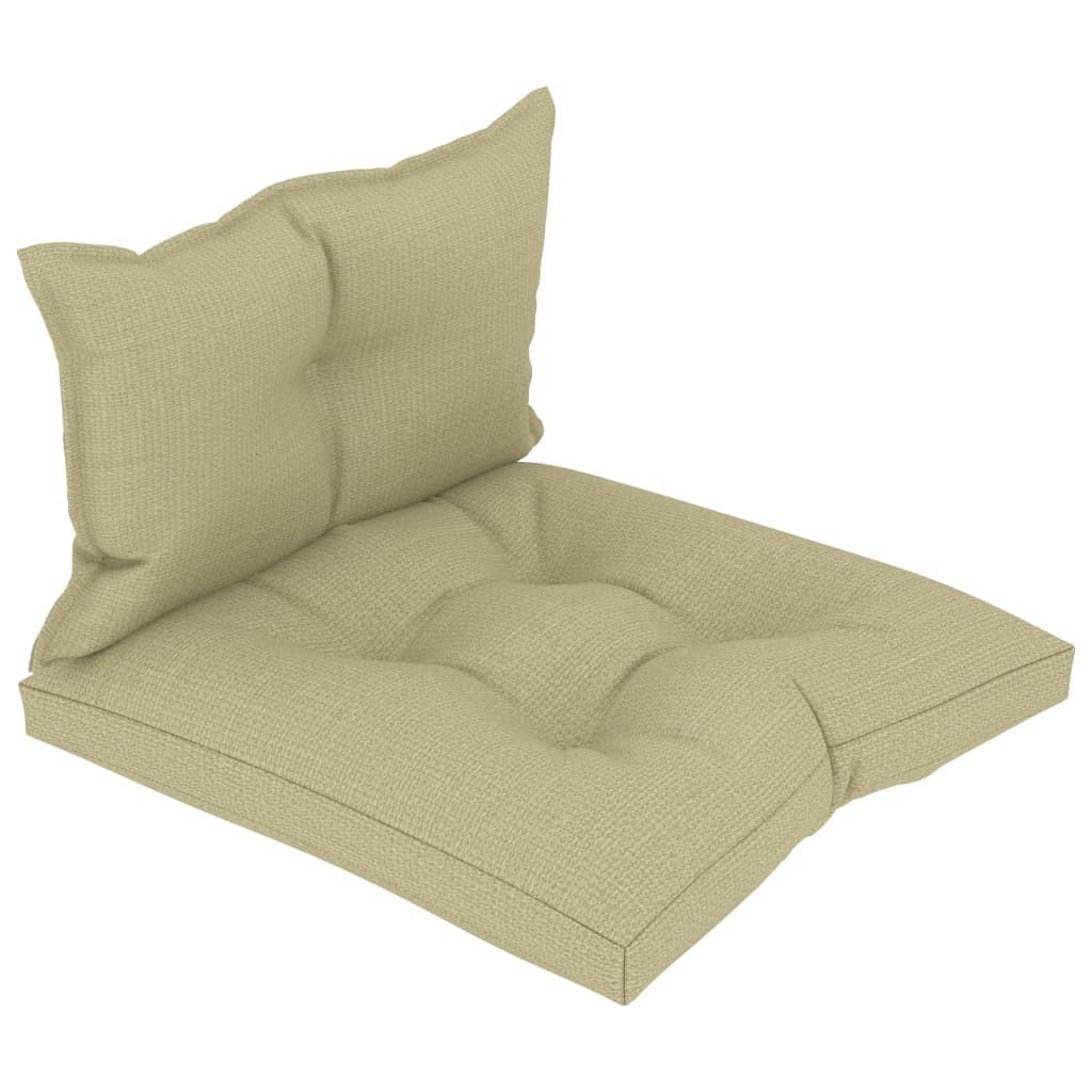 Pallehynder 2 stk. stof cremefarvet