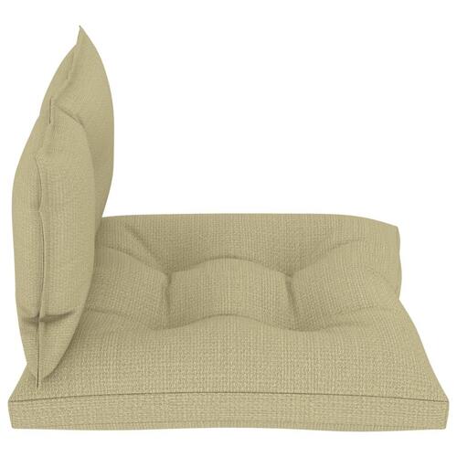 Pallehynder 2 stk. stof cremefarvet
