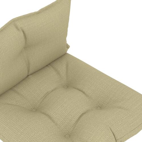 Pallehynder 2 stk. stof cremefarvet