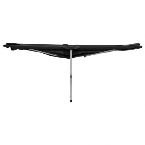 Campingseng 206 x 75 x 45 cm XXL sort