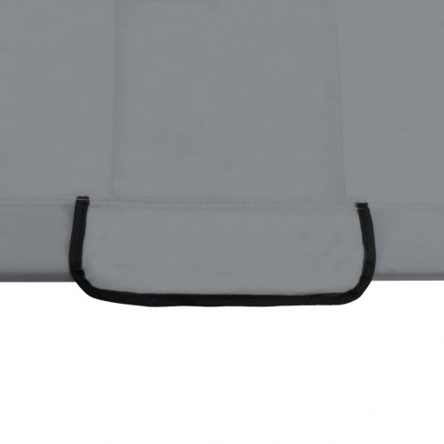Campingseng 206 x 75 x 45 cm XXL grå
