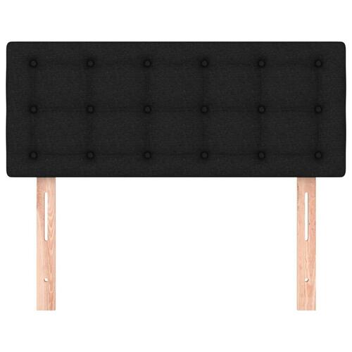 Sengegavl 80x5x78/88 cm stof sort