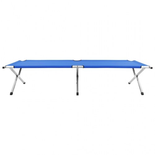 Campingseng 210 x 80 x 48 cm XXL blå