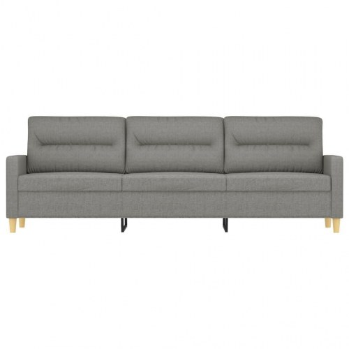 3-personers sofa 210 cm stof mørkegrå