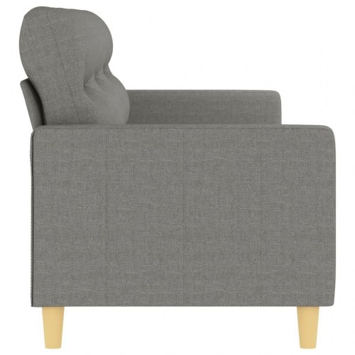 3-personers sofa 210 cm stof mørkegrå