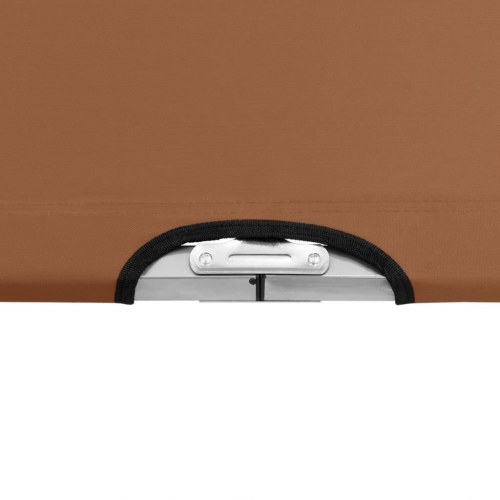 Campingseng 210 x 80 x 48 cm XXL brun