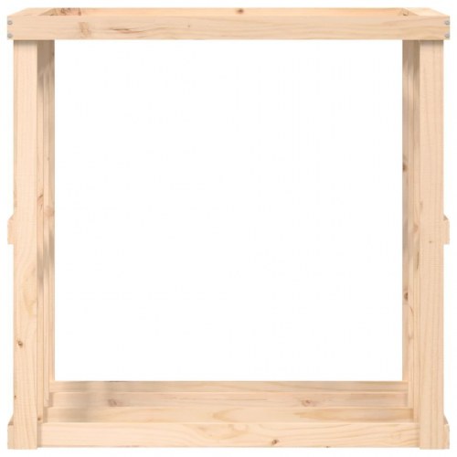 Udendørs brændestativ 108x52x106 cm massivt fyrretræ
