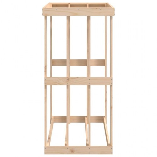 Udendørs brændestativ 108x52x106 cm massivt fyrretræ