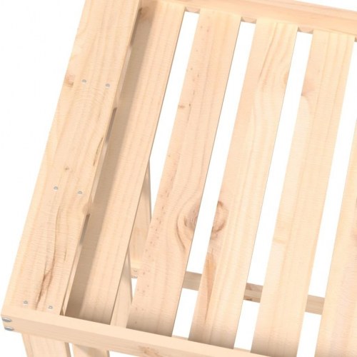 Udendørs brændestativ 108x52x106 cm massivt fyrretræ