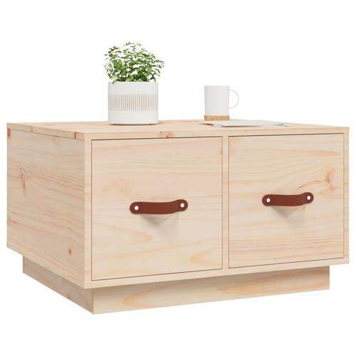 Sofabord 60x53x35 cm massivt fyrretræ