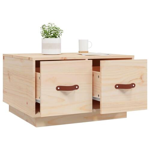 Sofabord 60x53x35 cm massivt fyrretræ